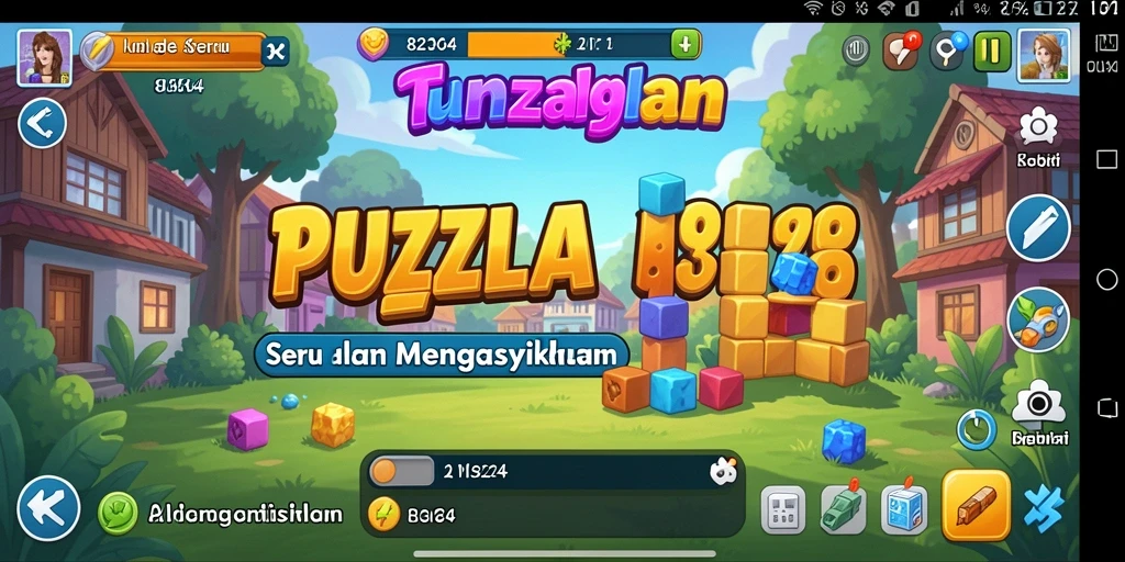 Screenshot utama 8364 menampilkan momen gameplay menantang dalam Puzzle.