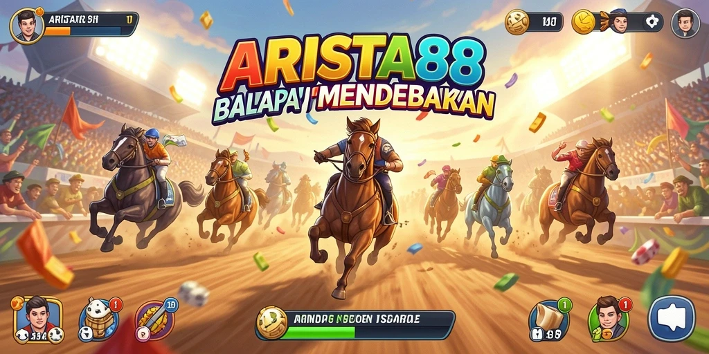Gameplay mendebarkan dengan mobil balap cepat di trek yang menantang.