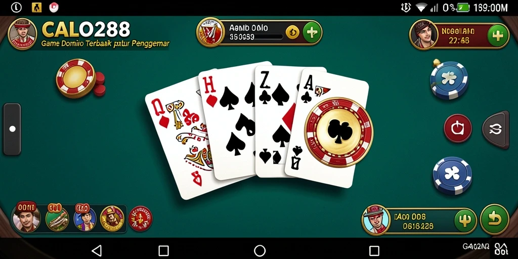 Tangkapan layar gameplay menunjukkan persaingan seru di CALO288.