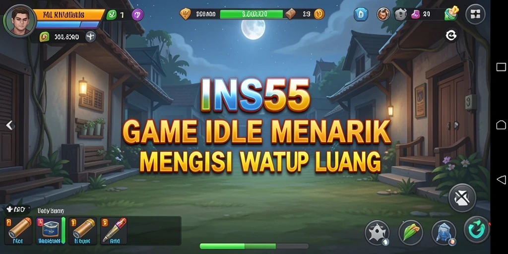 Screenshot menunjukkan gameplay yang menenangkan dan menyenangkan dari INS55.