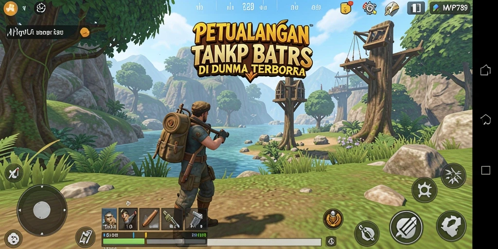Screenshot gameplay Open World MVP789 dengan grafis menawan.
