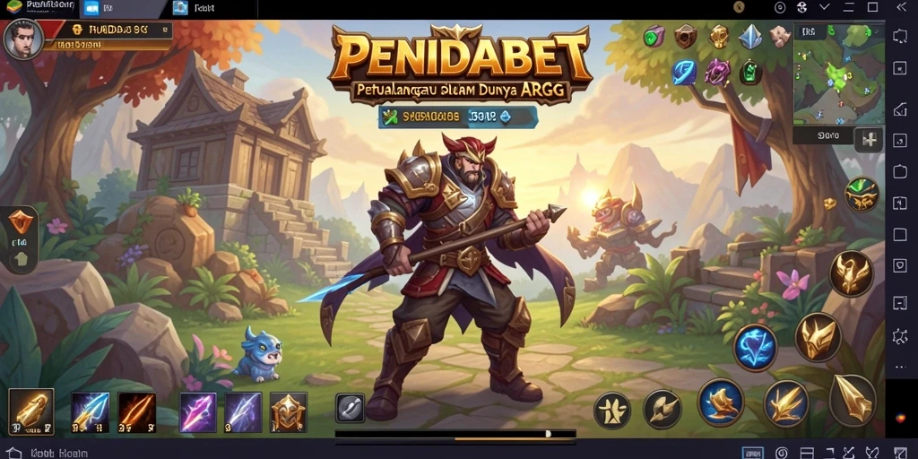 Tampilan screenshot PENIDABET yang menunjukkan aksi petualangan ARPG.