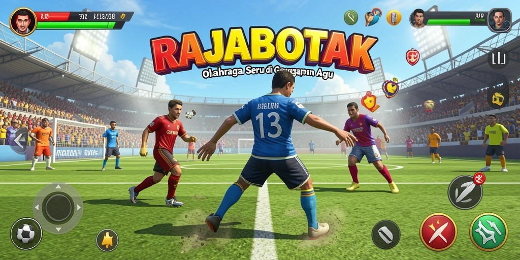 Tangkapan layar gameplay RAJABOTAK yang mendebarkan dan penuh aksi.