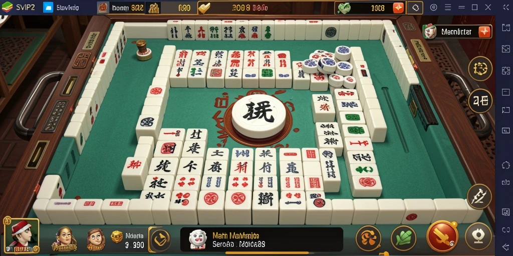 Tampilan gameplay SVIP2 yang menarik dan interaktif dalam permainan Mahjong.
