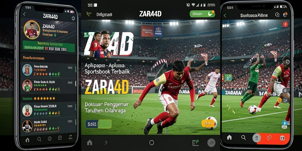 Tampilan gameplay Sportsbook yang menarik di ZARA4D.